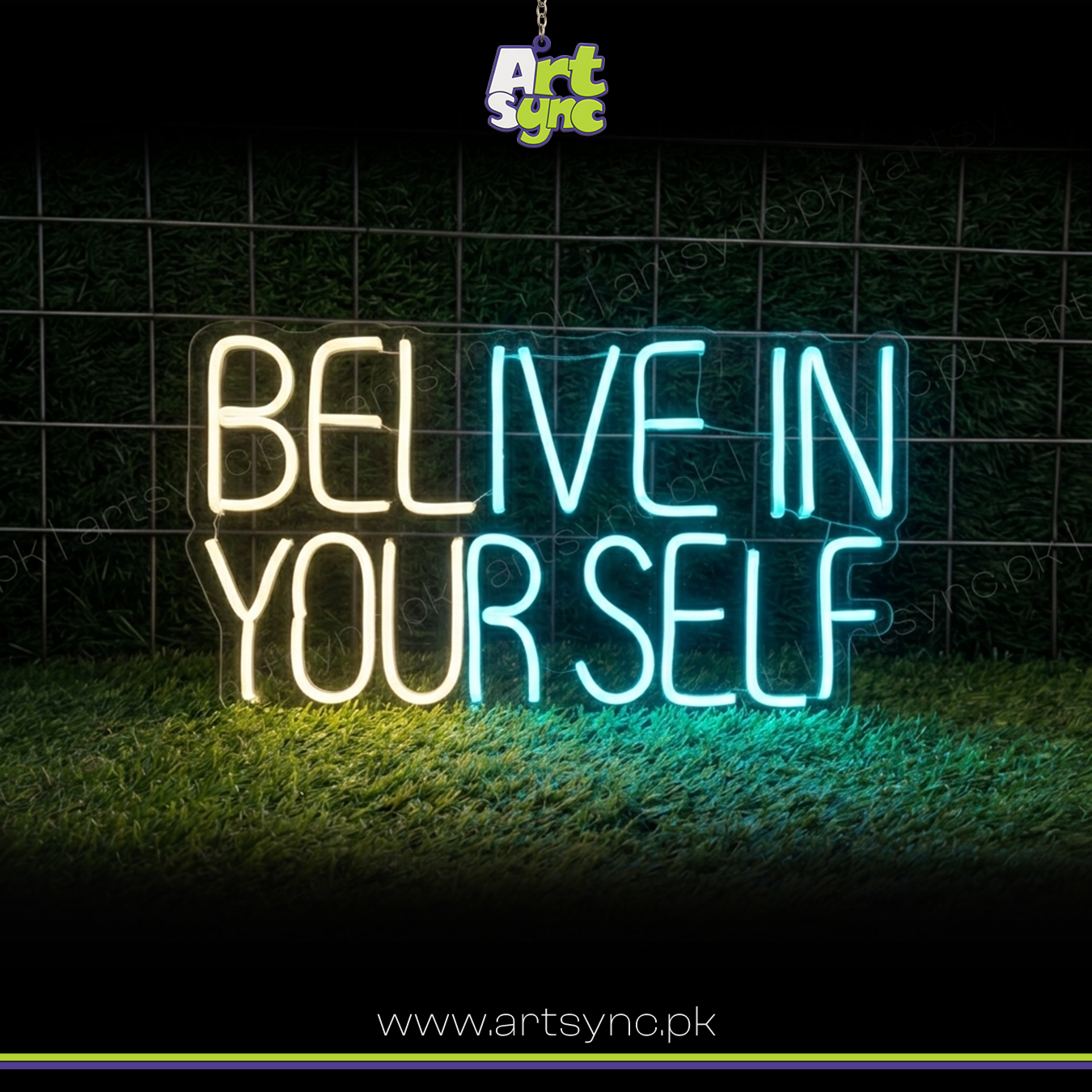 Believe in yourself Neon Sign