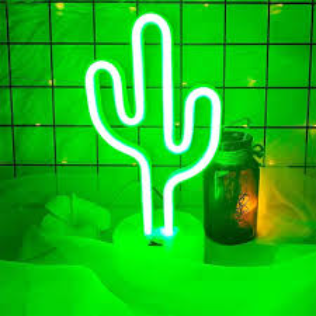Cactus Neon Lamp