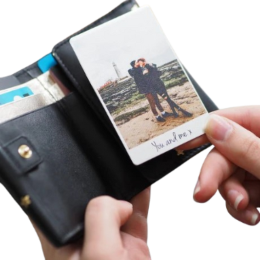 Personalized Couple Wallet Card Gift by Artsync - Romantic Keepsake for Anniversary