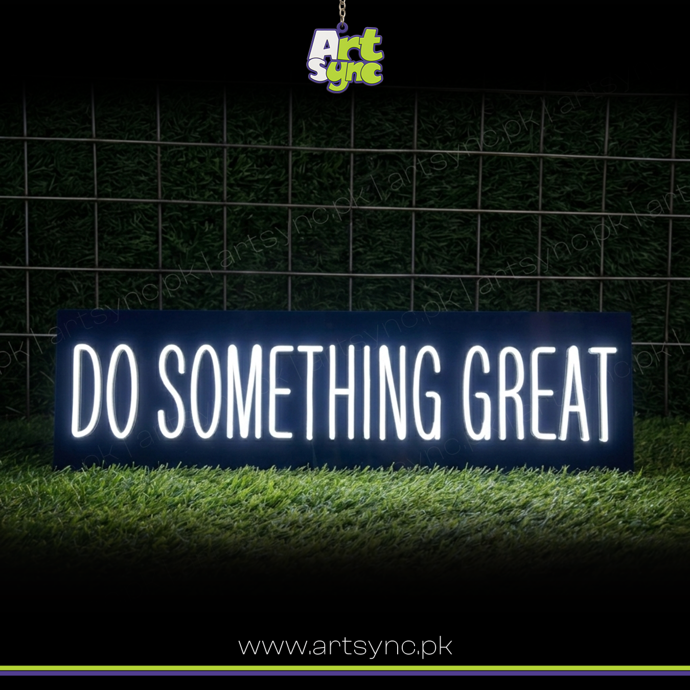 Do Something Great Neon Sign