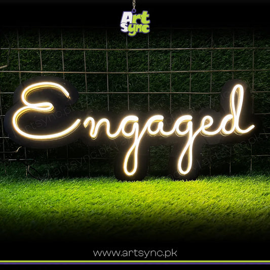 Engaged Neon Sign