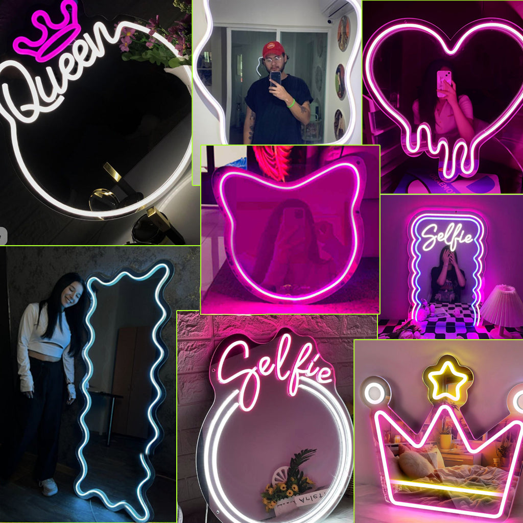 Mirror Neon Signs