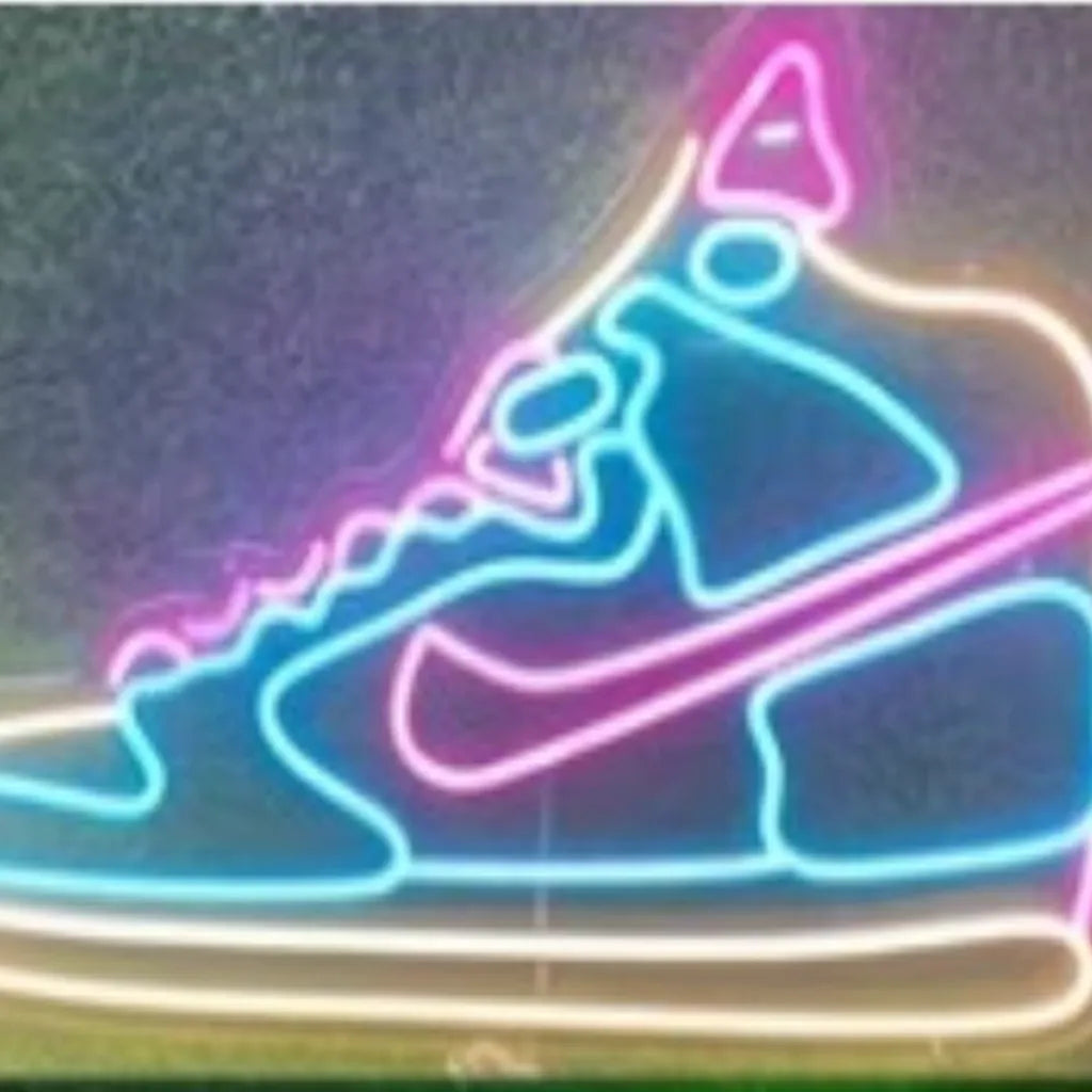 Air Jordan Shoes  Neon Sign