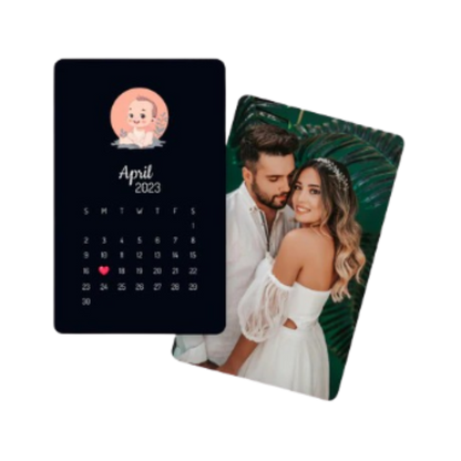 Custom Anniversary Date Wallet Card by Artsync - Engraved Stainless Steel Keepsake