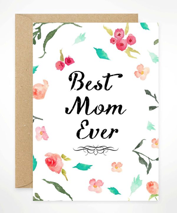 Best Mom Ever Art Card
