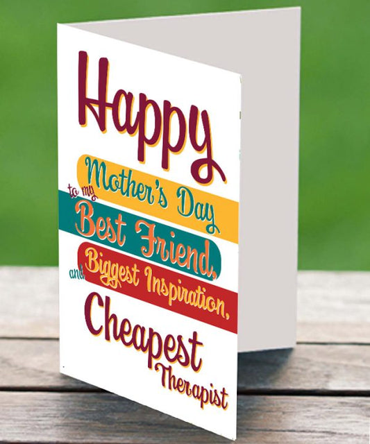 Best Friend & Inspiration Mom Art Card