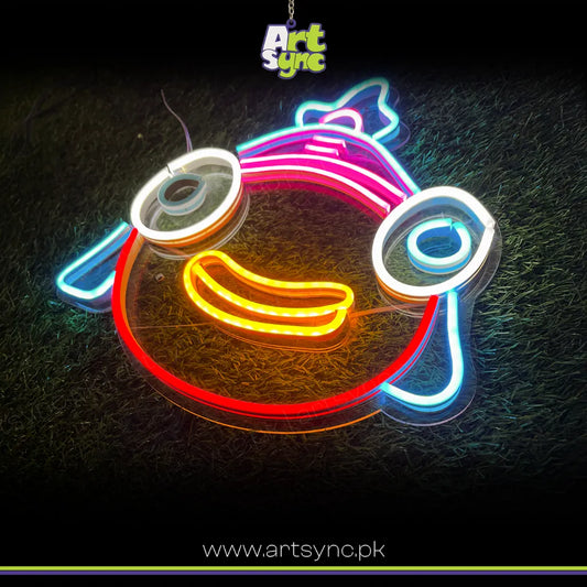 Clown Fish LED Neon Sign by Artsync - Colorful Kids Room Wall Decoration
