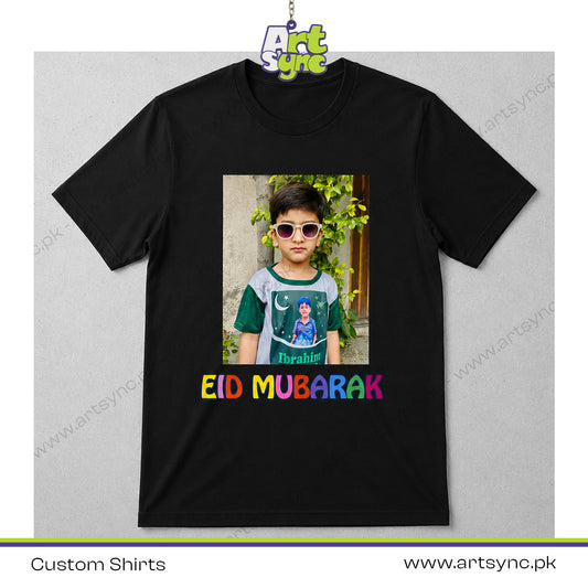 Kids Photo Printed Eid T-Shirt