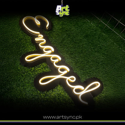 Engaged Neon Sign