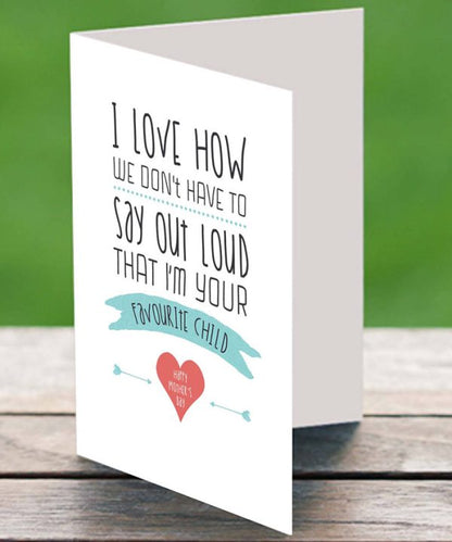 Favourite Child Art Card