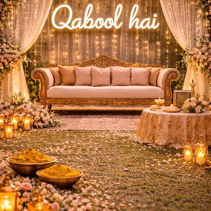 Qabol hai Neon Sign