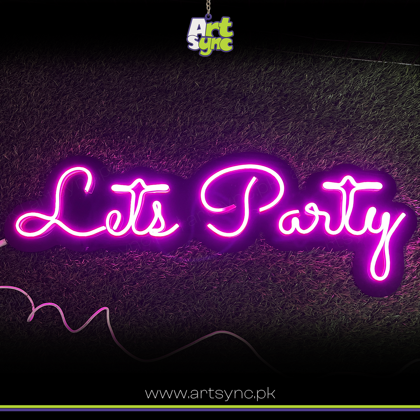 Lets Party Neon Sign