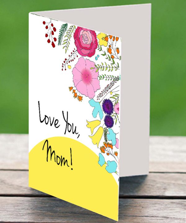Love you Mom Art Card
