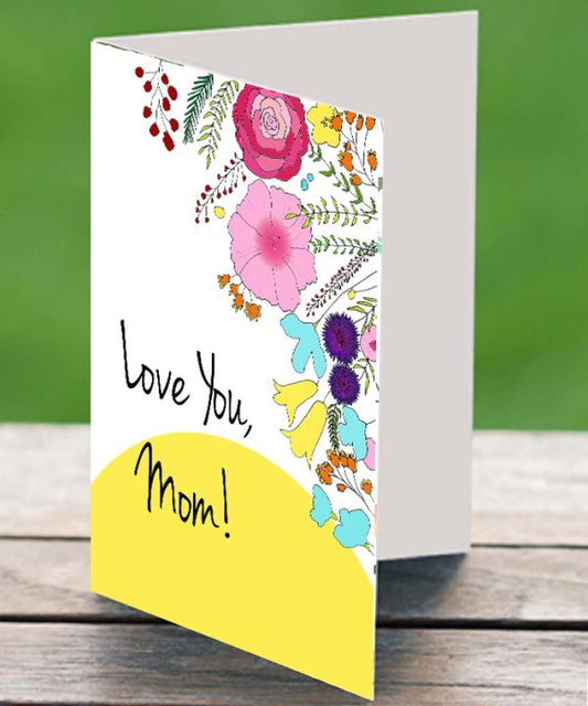 Love you Mom Art Card