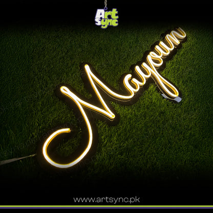 Mayoun Neon Sign