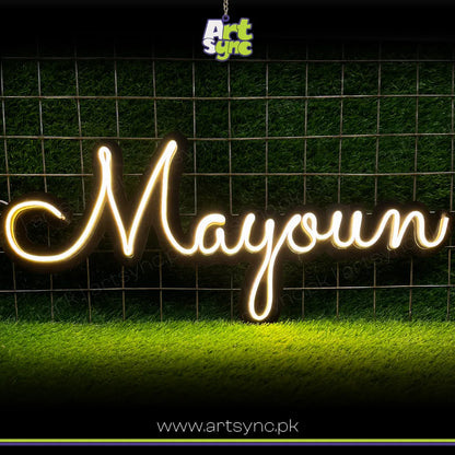 Mayoun Neon Sign