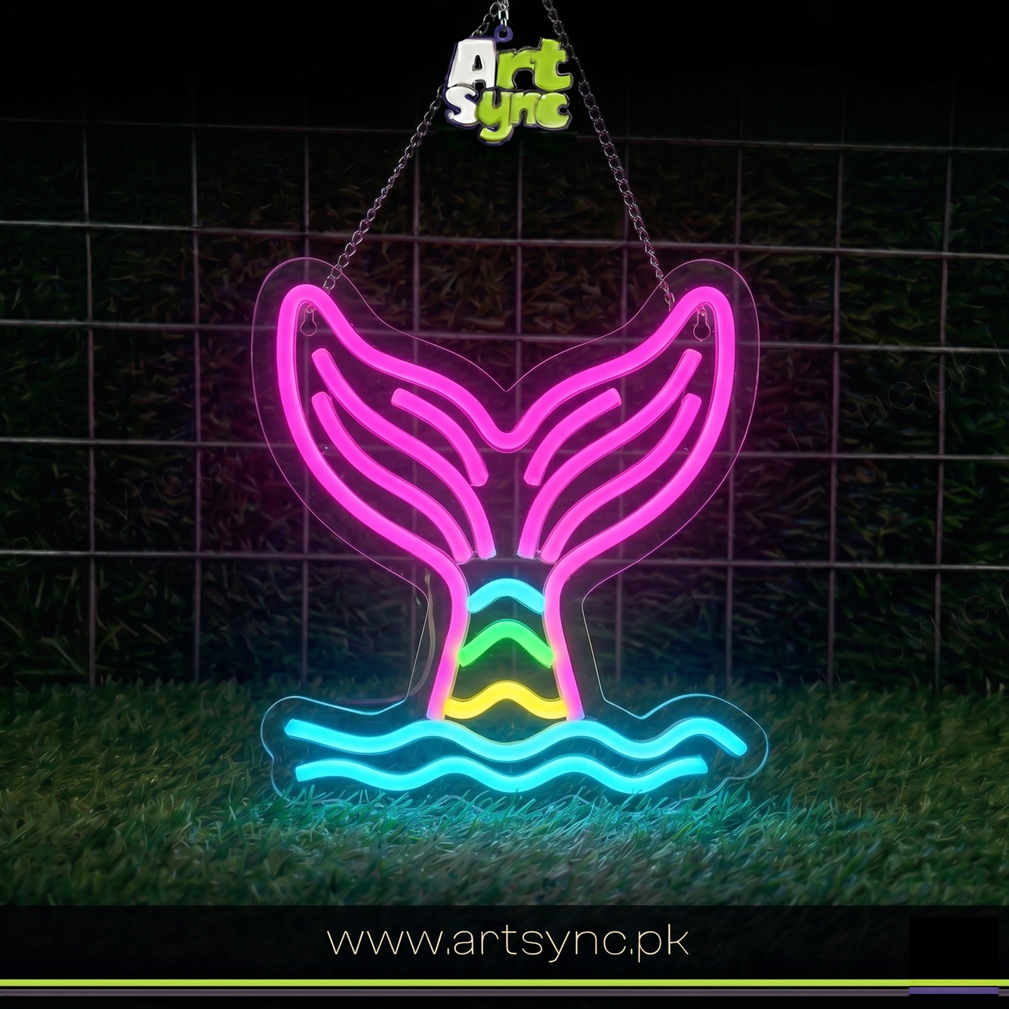 Mermaid Tail Neon Sign