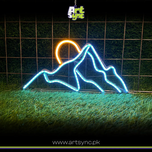 Mountain Neon Lamp