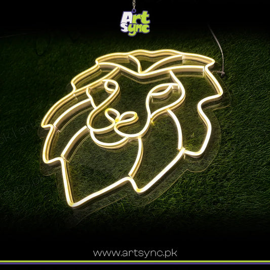 Mufasa Neon Sign