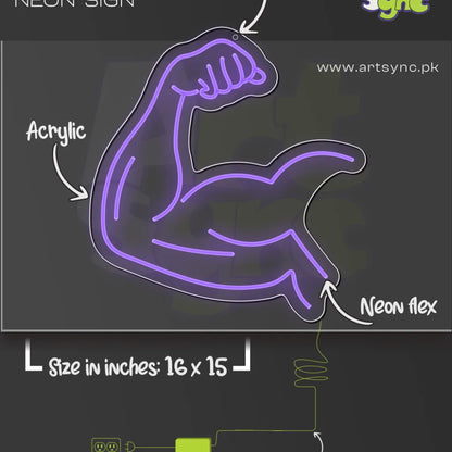 Muscles Neon Sign
