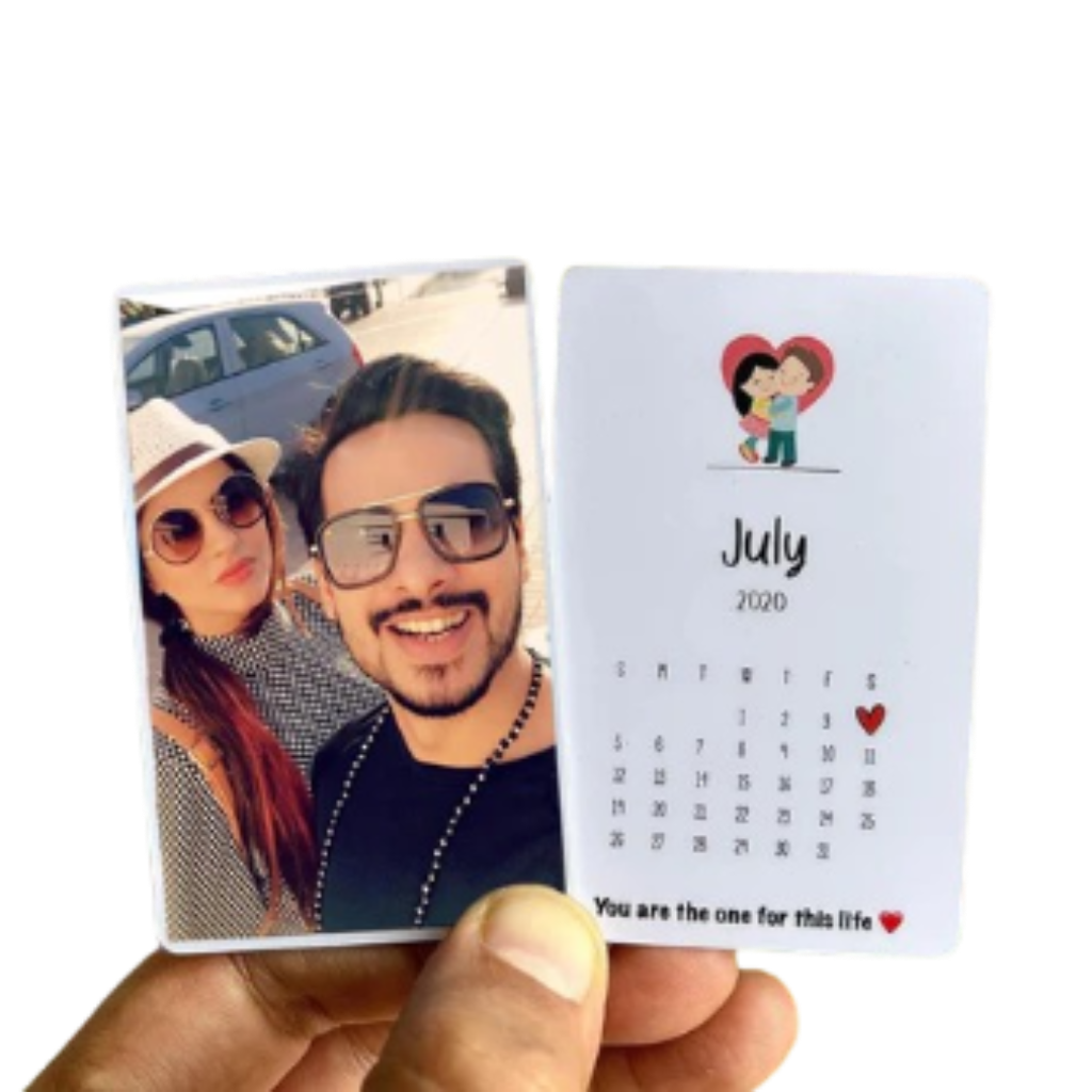 Photo Calendar Wallet Card