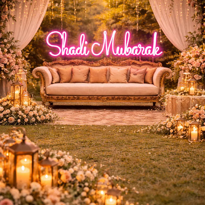 Shadi Mubarak Neon Sign