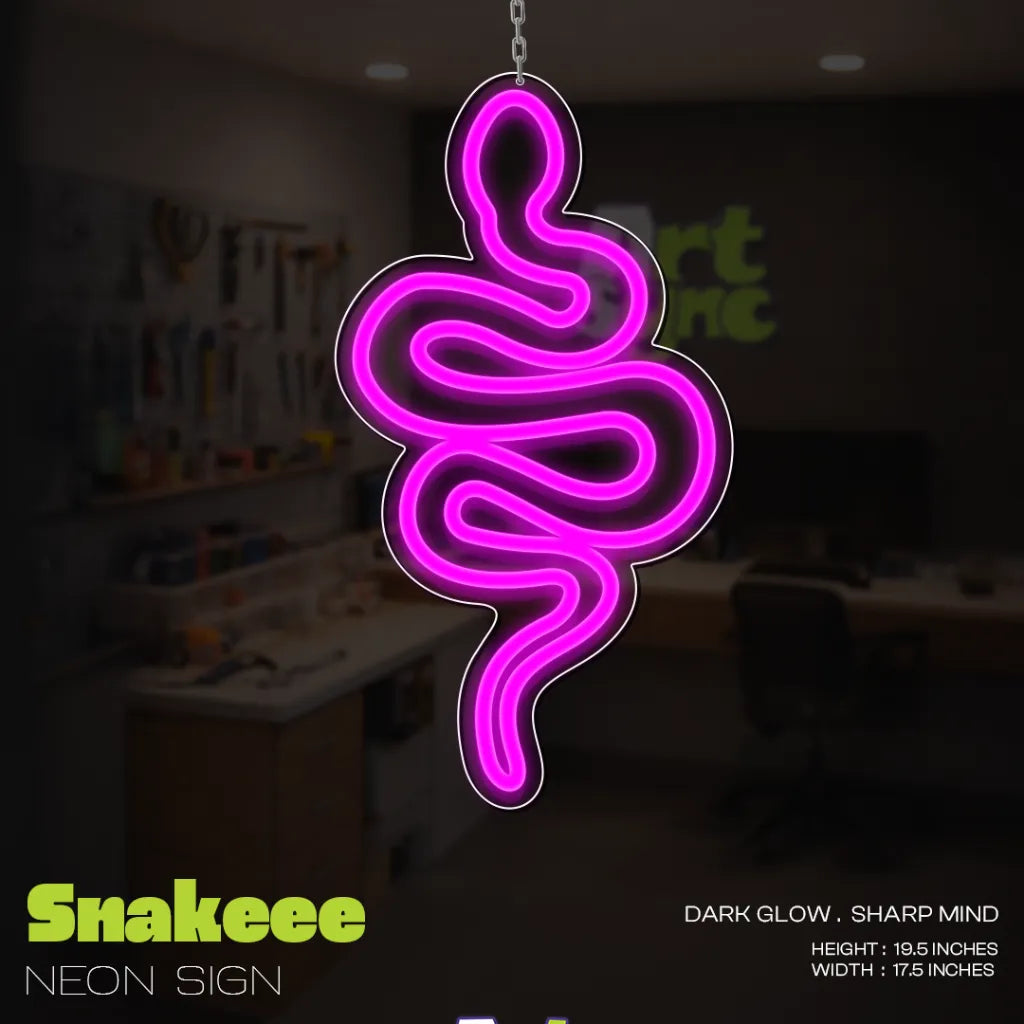 Snake Neon Sign