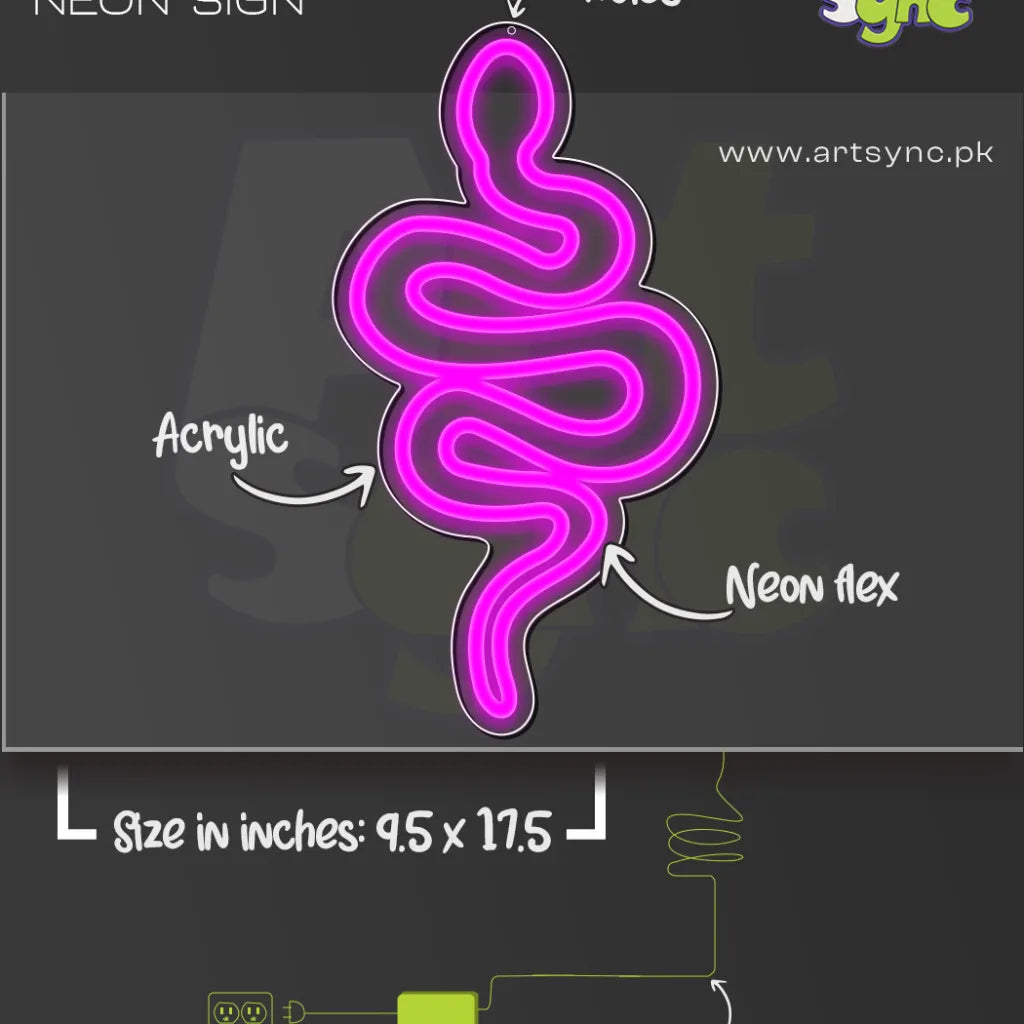 Snake Neon Sign