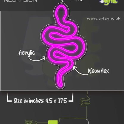 Snake Neon Sign