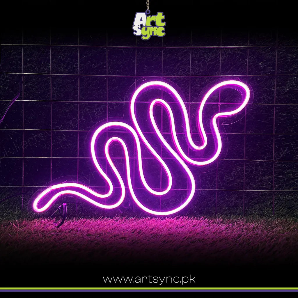 Snake Neon Sign