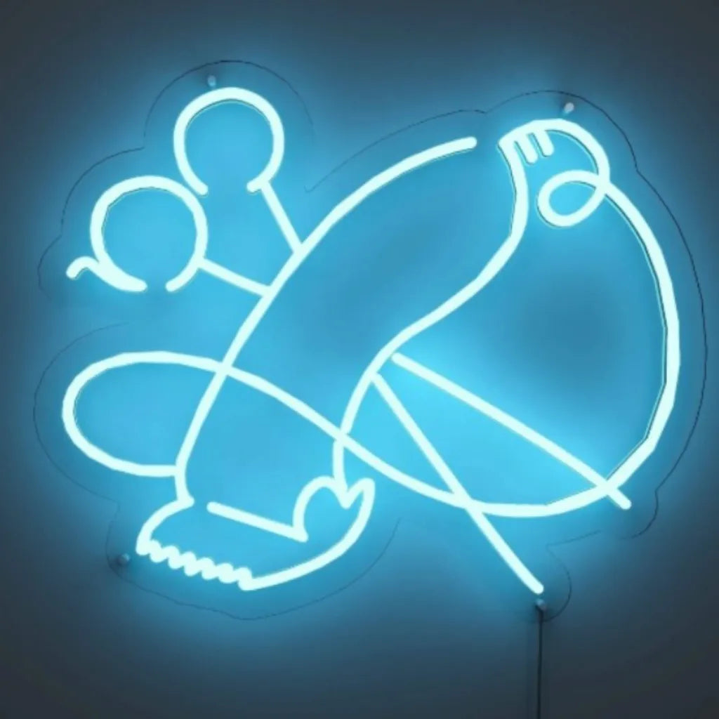 Hair Clippers Barber Neon Sign