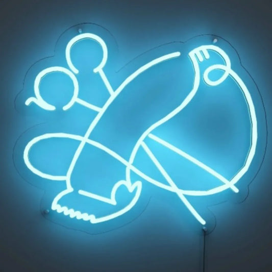 Hair Clippers Barber Neon Sign