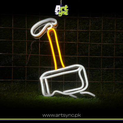 Mjolnir Neon Sign